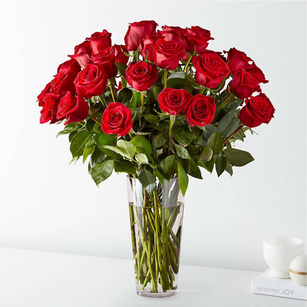 Long Stem Red Rose Bouquet – BURNETT'S FLOWERS & GIFTS, Tulsa OK