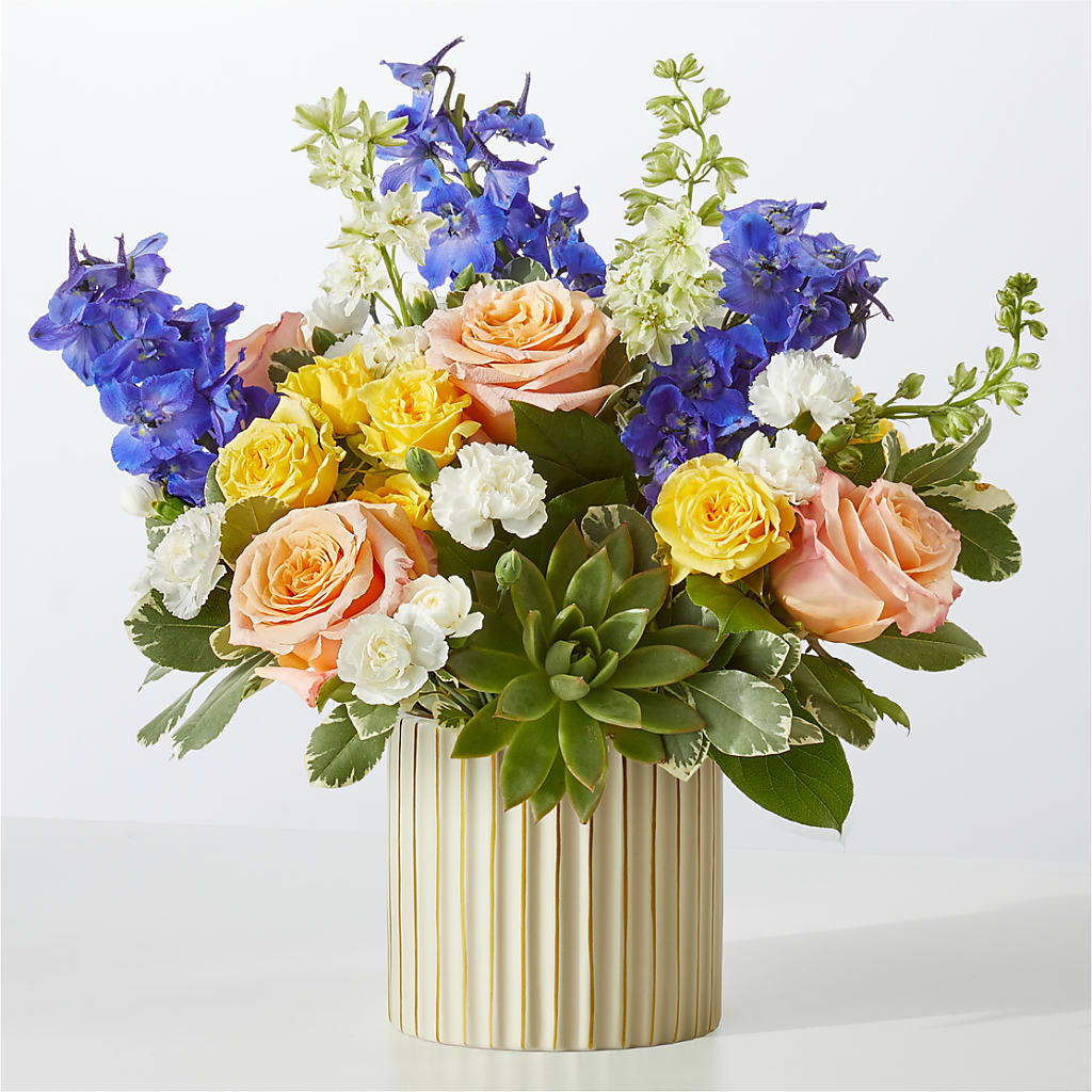 Cobalt Reverie Bouquet – BURNETT'S FLOWERS & GIFTS, Tulsa OK