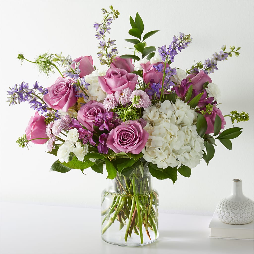 Violet Caress Bouquet – BURNETT'S FLOWERS & GIFTS, Tulsa OK