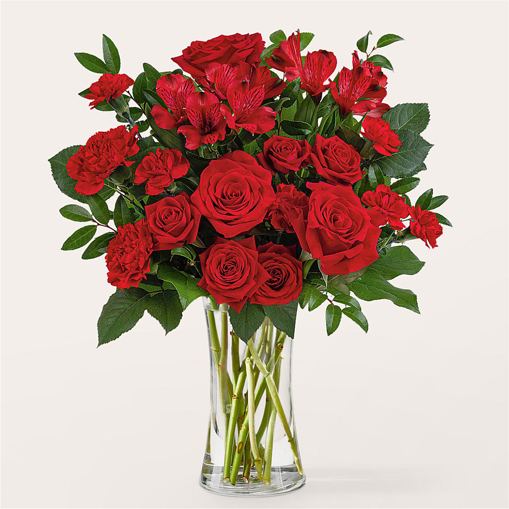 Brilliant Ruby Bouquet – BURNETT'S FLOWERS & GIFTS, Tulsa OK