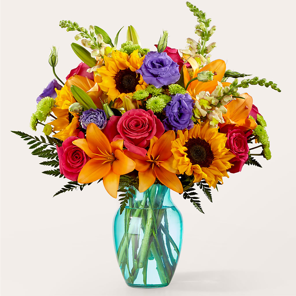 Double Rainbow Bouquet – BURNETT'S FLOWERS & GIFTS, Tulsa OK