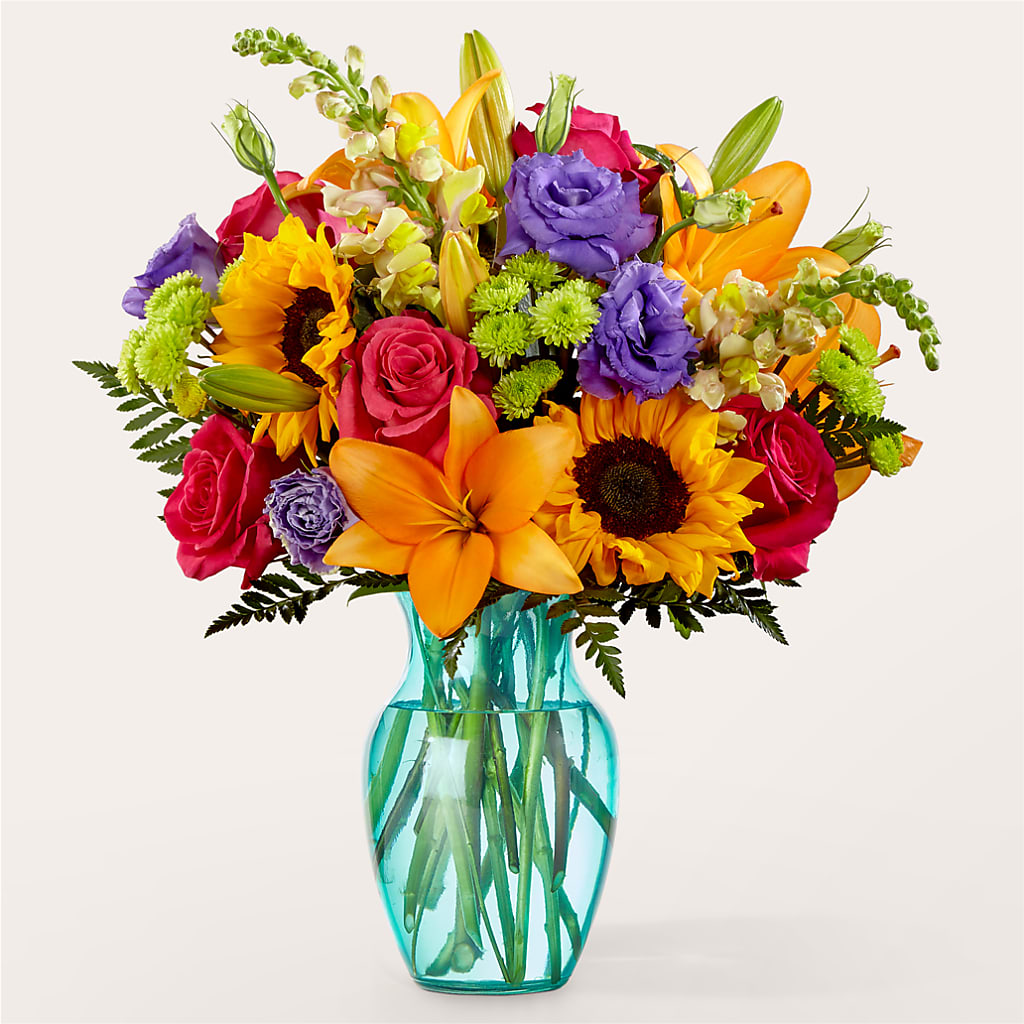 Double Rainbow Bouquet – BURNETT'S FLOWERS & GIFTS, Tulsa OK
