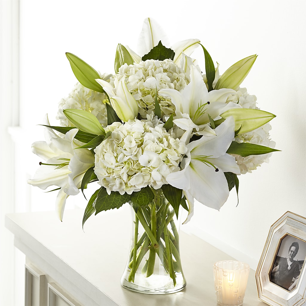 Compassionate Lily Bouquet – BURNETT'S FLOWERS & GIFTS, Tulsa OK