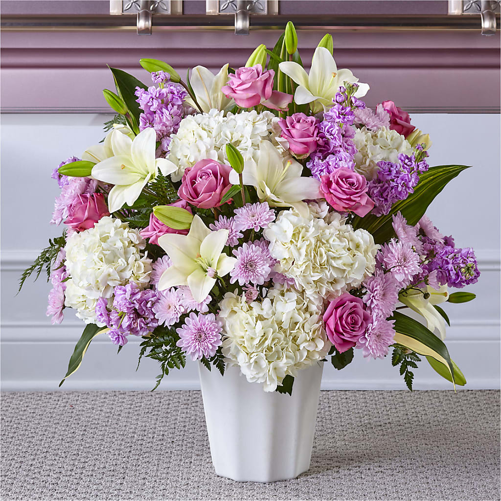 Heaven Sent Floor Basket – BURNETT'S FLOWERS & GIFTS, Tulsa OK