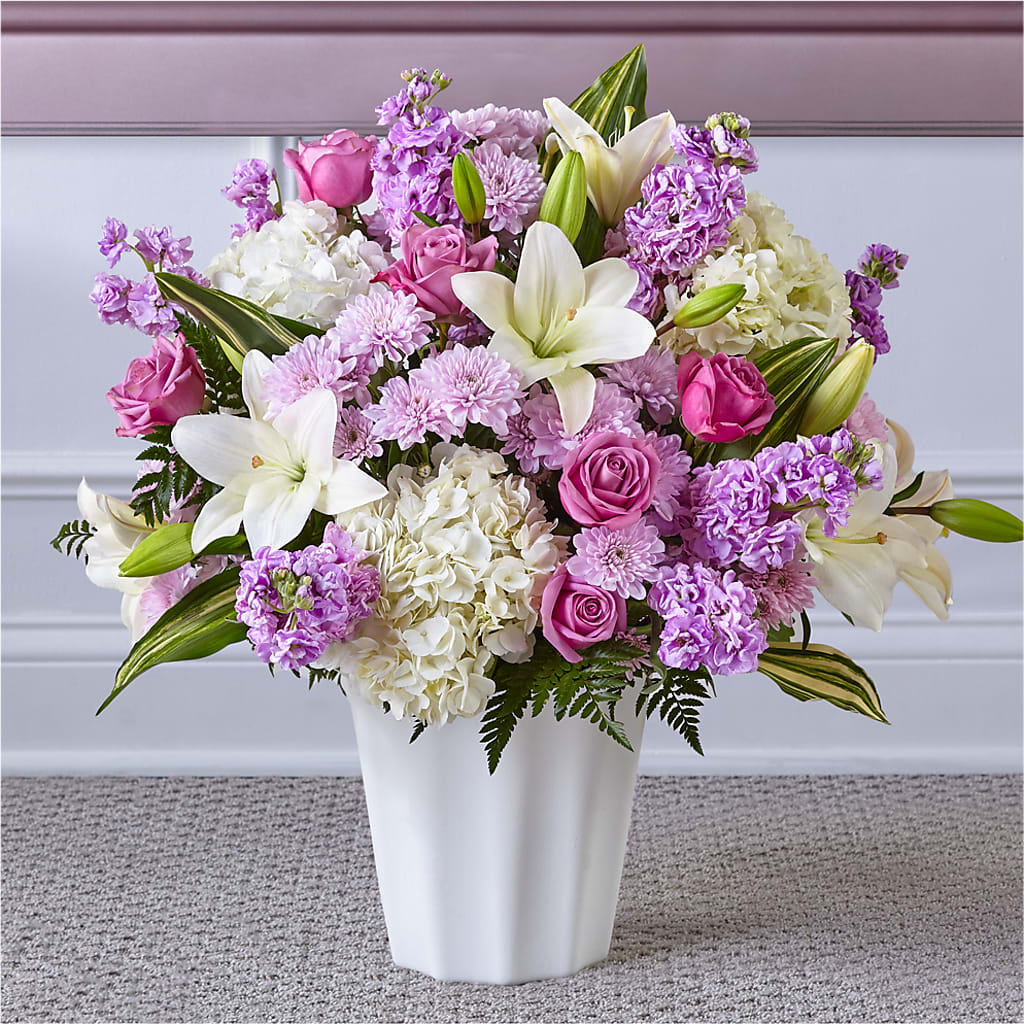 Heaven Sent Floor Basket – BURNETT'S FLOWERS & GIFTS, Tulsa OK