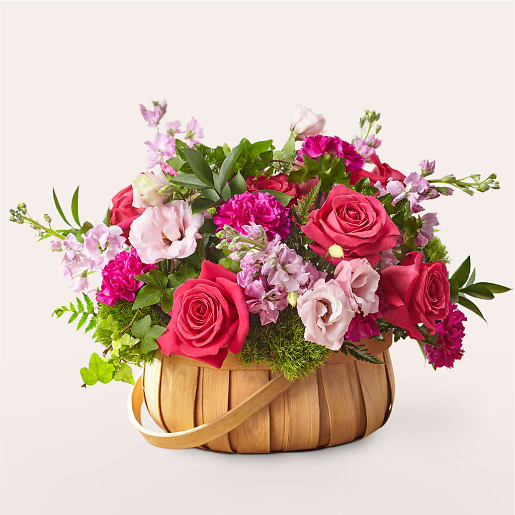 Radiance in Bloom Basket – BURNETT'S FLOWERS & GIFTS, Tulsa OK