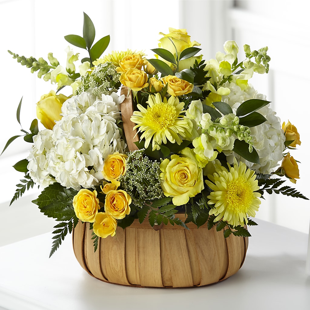 Rustic Remembrance Basket – BURNETT'S FLOWERS & GIFTS, Tulsa OK