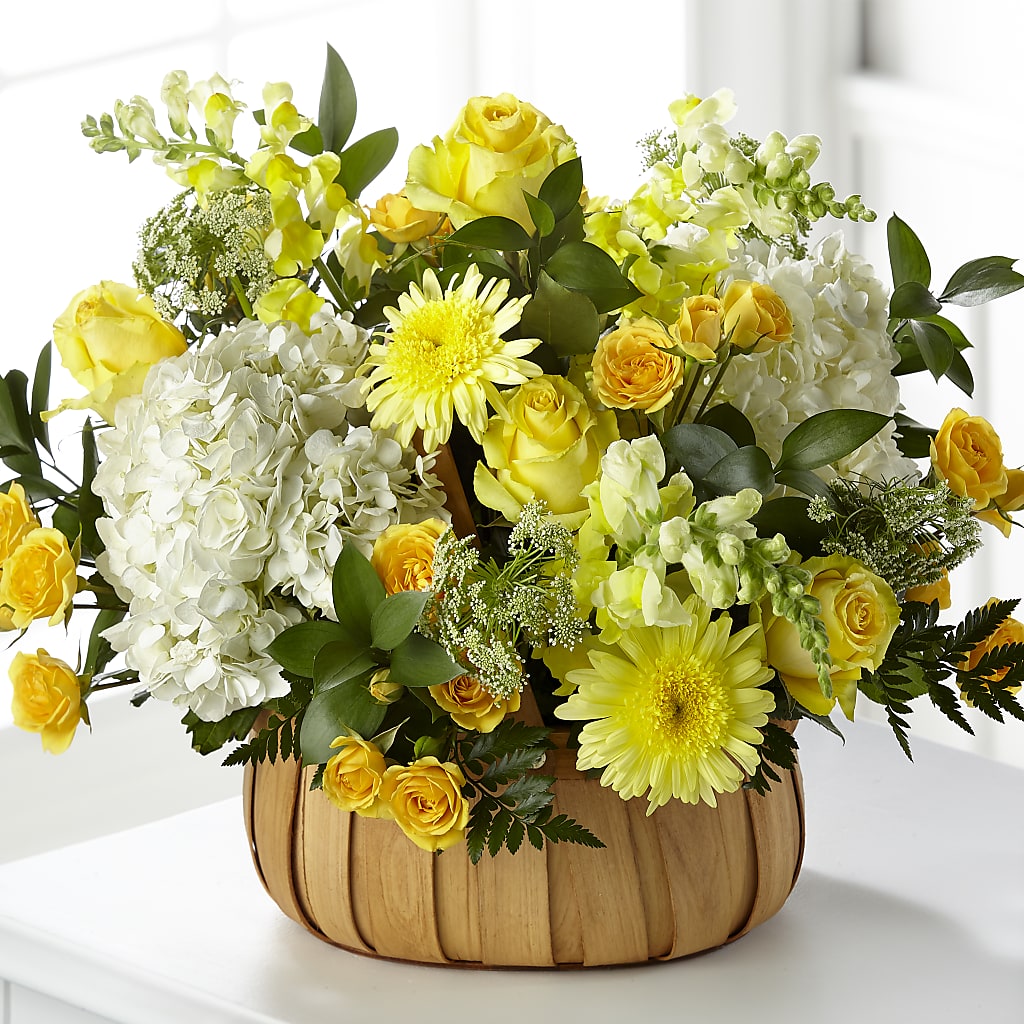 Rustic Remembrance Basket – BURNETT'S FLOWERS & GIFTS, Tulsa OK