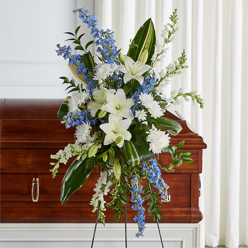 Eternal Impressions Standing Spray – BURNETT'S FLOWERS & GIFTS, Tulsa OK