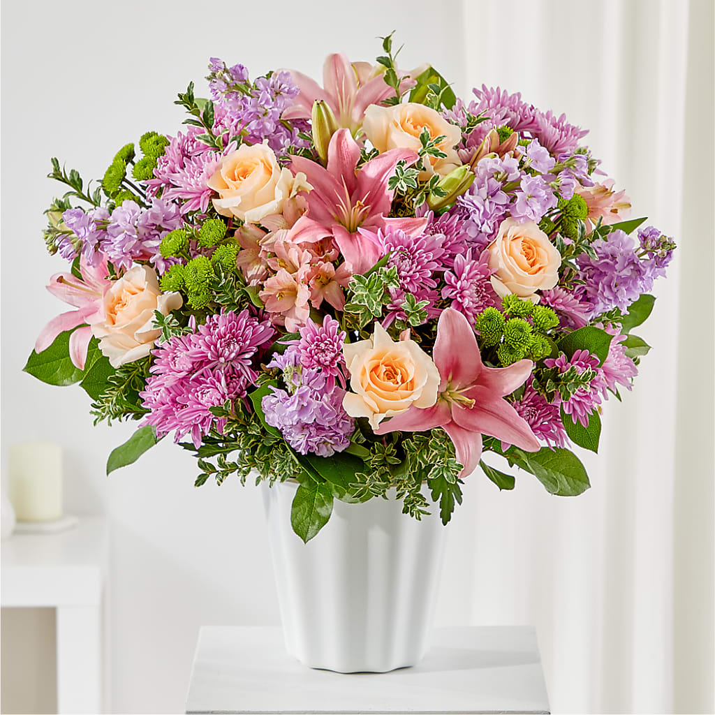 Supportive Embrace Tabletop Basket – BURNETT'S FLOWERS & GIFTS, Tulsa OK