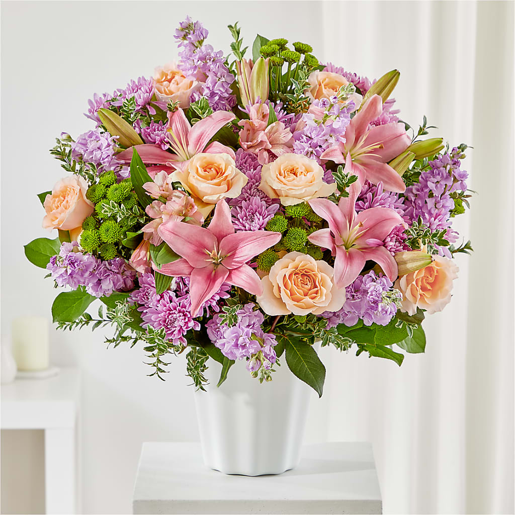 Supportive Embrace Tabletop Basket – BURNETT'S FLOWERS & GIFTS, Tulsa OK