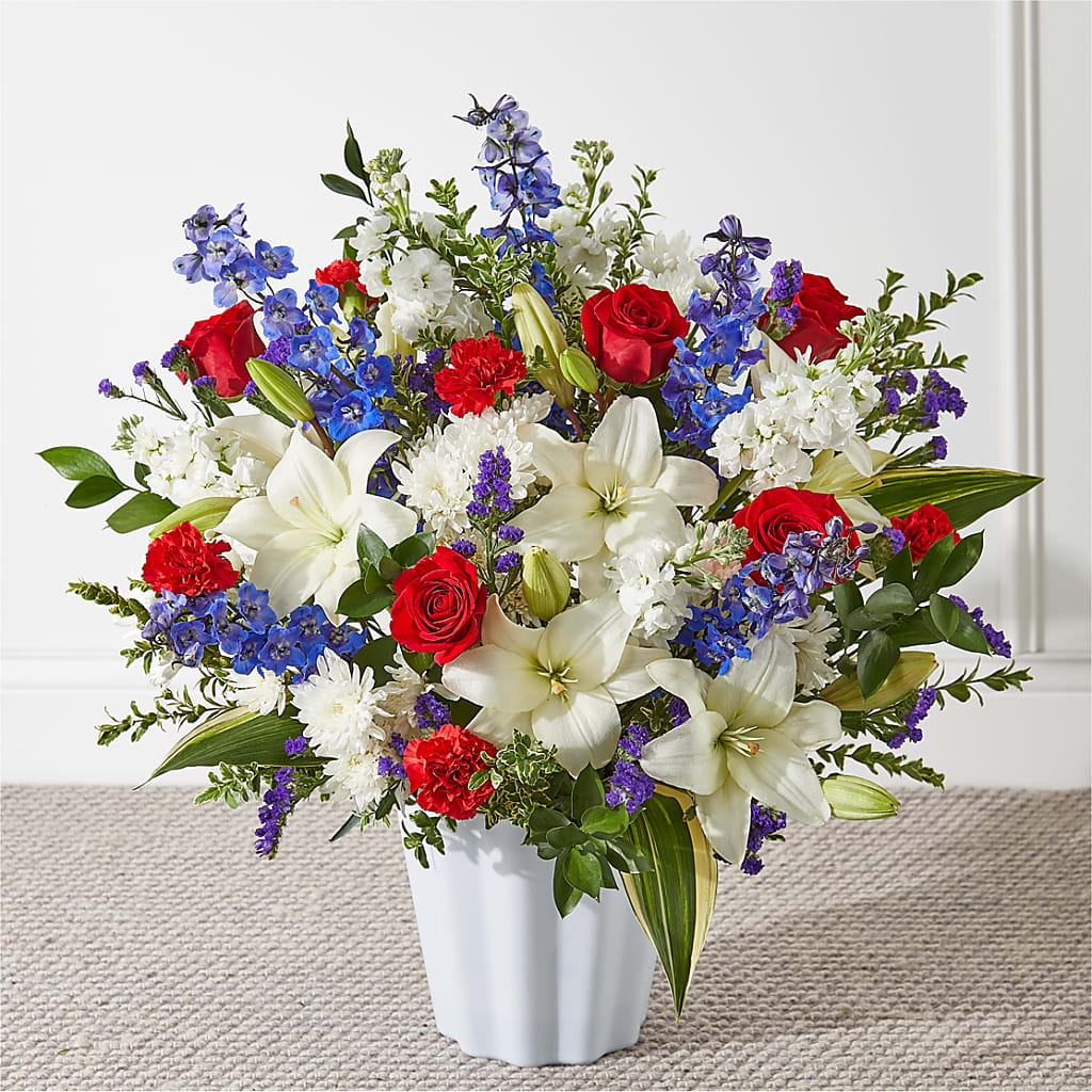 Consoled Floor Basket – BURNETT'S FLOWERS & GIFTS, Tulsa OK