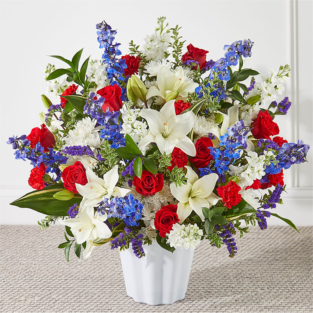 Consoled Floor Basket – BURNETT'S FLOWERS & GIFTS, Tulsa OK