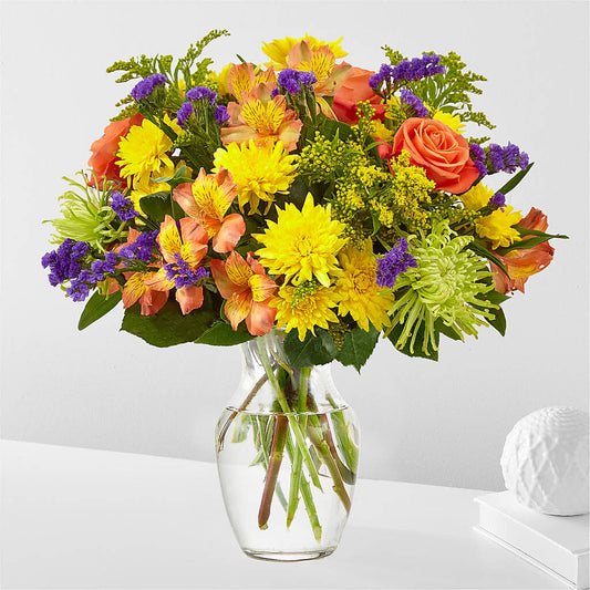 Marmalade Skies Bouquet – BURNETT'S FLOWERS & GIFTS, Tulsa OK