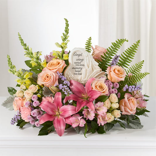 Gentle Light Arrangement – BURNETT'S FLOWERS & GIFTS, Tulsa OK