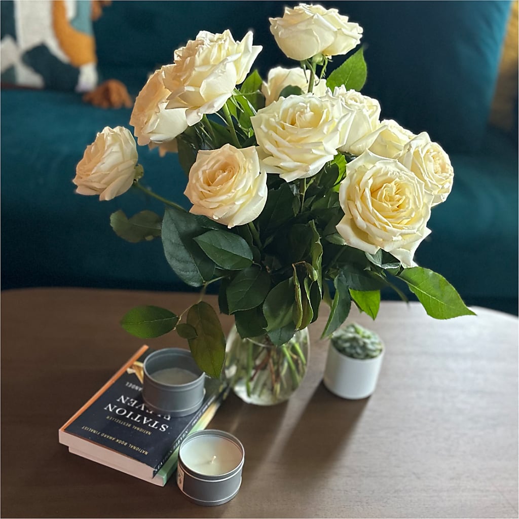 Long Stem Yellow Rose Bouquet – BURNETT'S FLOWERS & GIFTS, Tulsa OK