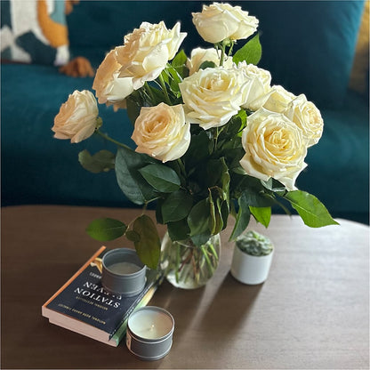 Long Stem Yellow Rose Bouquet – BURNETT'S FLOWERS & GIFTS, Tulsa OK