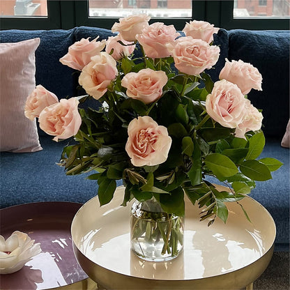 Long Stem Pink Rose Bouquet – BURNETT'S FLOWERS & GIFTS, Tulsa OK