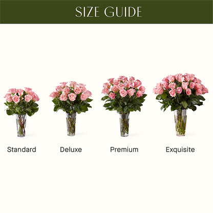 Long Stem Pink Rose Bouquet – BURNETT'S FLOWERS & GIFTS, Tulsa OK