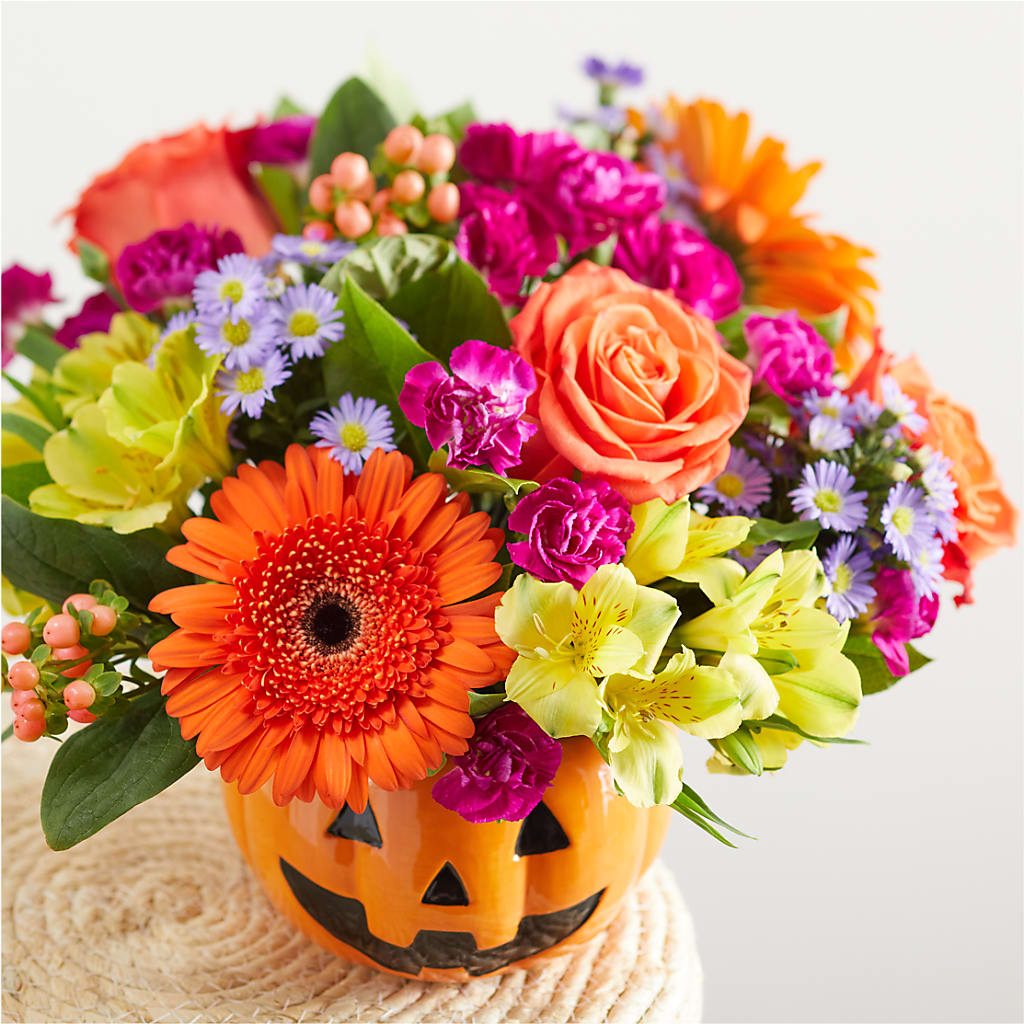 Tricks & Treats Pumpkin – BURNETT'S FLOWERS & GIFTS, Tulsa OK