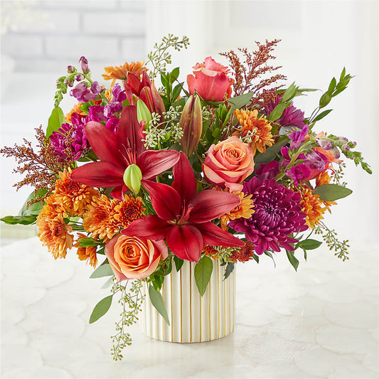Burgundy Landscape Bouquet – BURNETT'S FLOWERS & GIFTS, Tulsa OK
