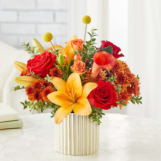 Scarlet Skies Bouquet – BURNETT'S FLOWERS & GIFTS, Tulsa OK