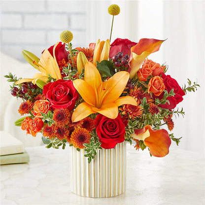 Scarlet Skies Bouquet – BURNETT'S FLOWERS & GIFTS, Tulsa OK