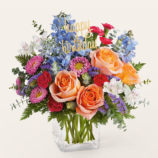 Birthday Bash Bouquet – BURNETT'S FLOWERS & GIFTS, Tulsa OK