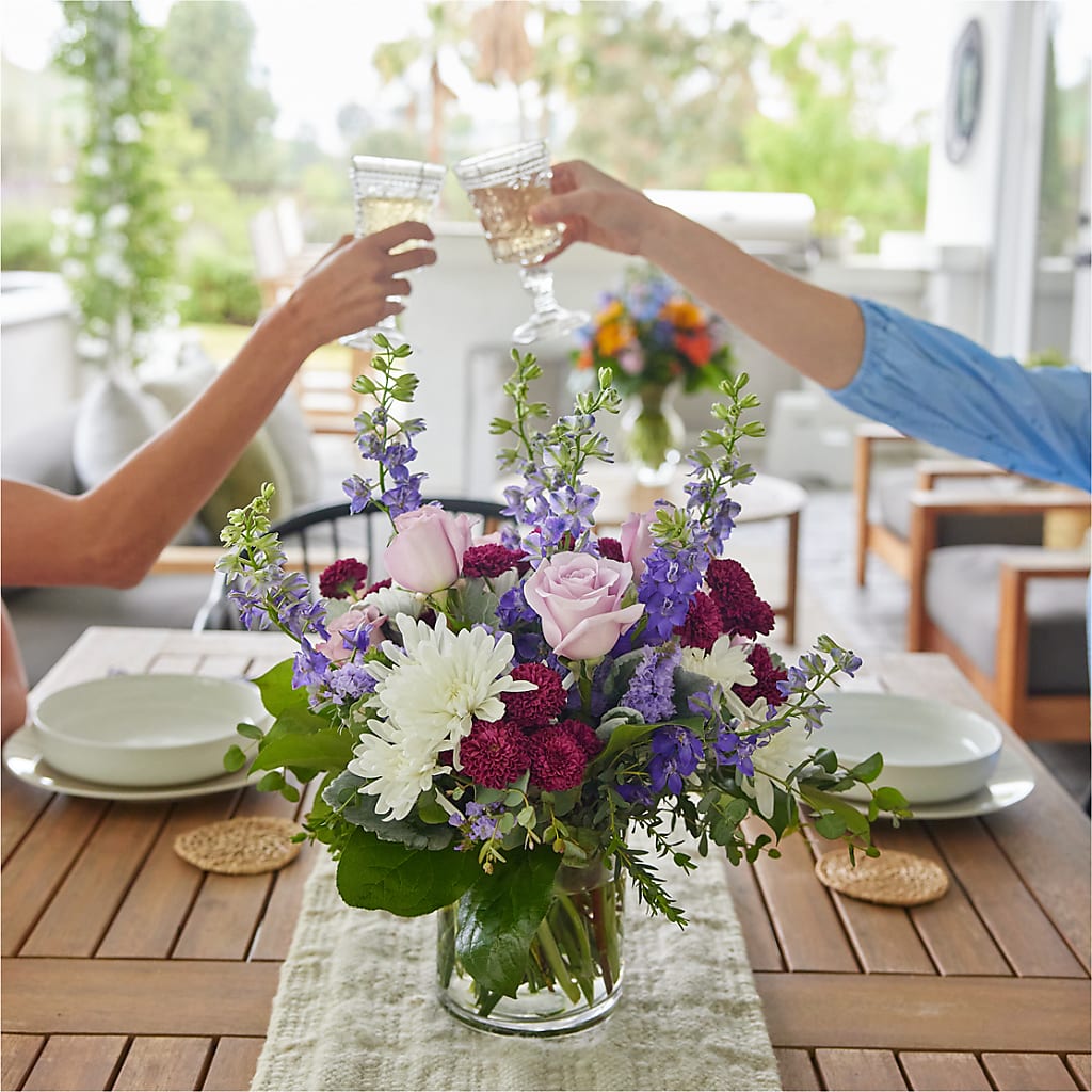 Violet Frost Bouquet – BURNETT'S FLOWERS & GIFTS, Tulsa OK