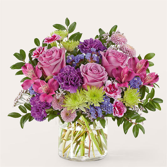Glass Half Full Bouquet – BURNETT'S FLOWERS & GIFTS, Tulsa OK