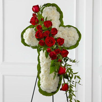 Floral Cross Easel – BURNETT'S FLOWERS & GIFTS, Tulsa OK