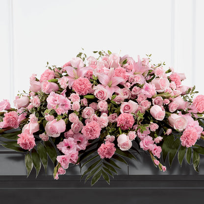 Garden of Comfort Casket Spray (Standard) – BURNETT'S FLOWERS & GIFTS, Tulsa OK