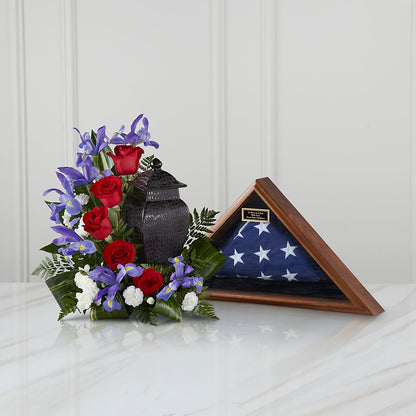 Patriotic Tribute Arrangement – BURNETT'S FLOWERS & GIFTS, Tulsa OK