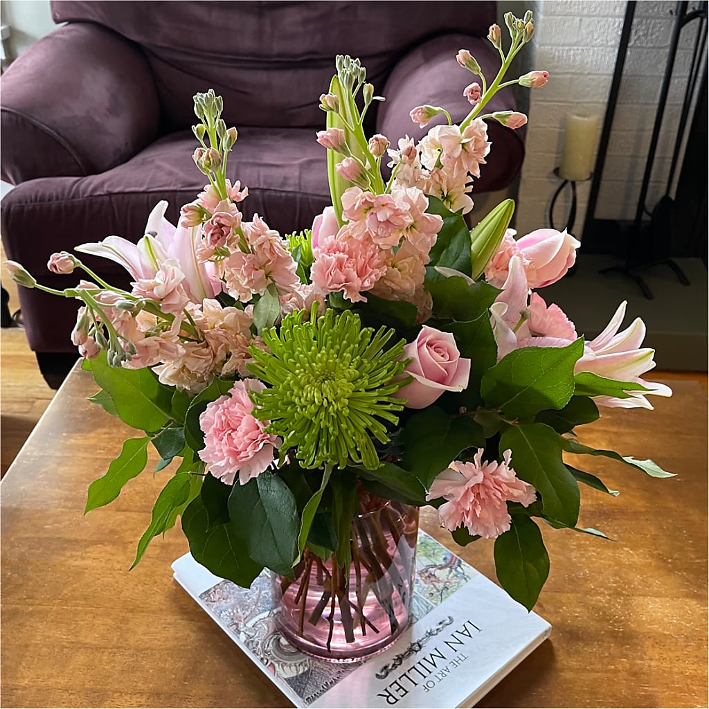 Pretty in Pink Bouquet – BURNETT'S FLOWERS & GIFTS, Tulsa OK