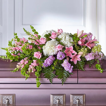 Life's Gratitude Casket Spray – BURNETT'S FLOWERS & GIFTS, Tulsa OK