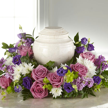 Blooming Sympathy Cremation Adornment – BURNETT'S FLOWERS & GIFTS, Tulsa OK
