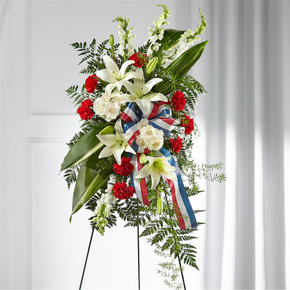 Stars of Life Standing Spray – BURNETT'S FLOWERS & GIFTS, Tulsa OK