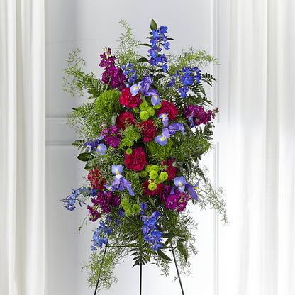 Heavenly Skies Standing Spray – BURNETT'S FLOWERS & GIFTS, Tulsa OK