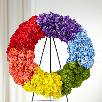 Circle of Love Wreath – BURNETT'S FLOWERS & GIFTS, Tulsa OK