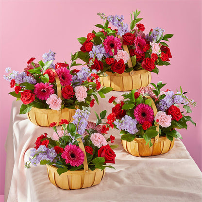 Pink Picnic Basket – BURNETT'S FLOWERS & GIFTS, Tulsa OK