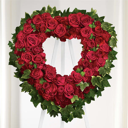 Wholehearted Standing Spray – BURNETT'S FLOWERS & GIFTS, Tulsa OK