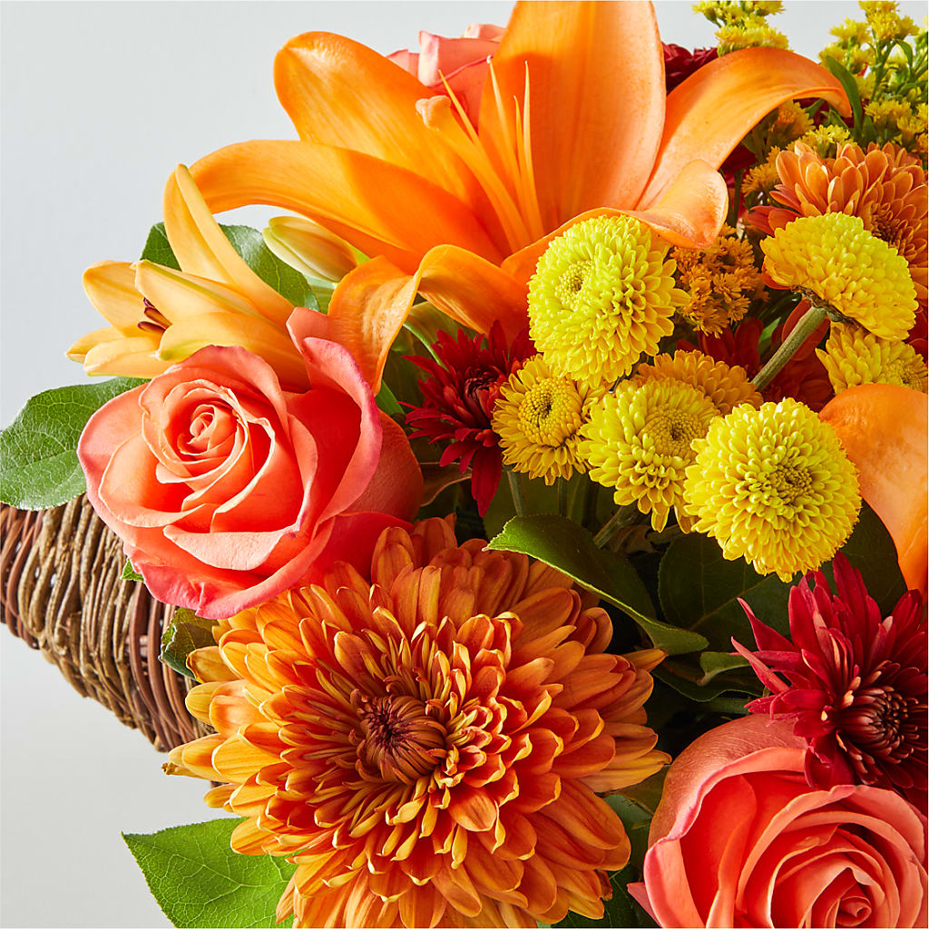 Bouquet of Blessings Cornucopia – BURNETT'S FLOWERS & GIFTS, Tulsa OK