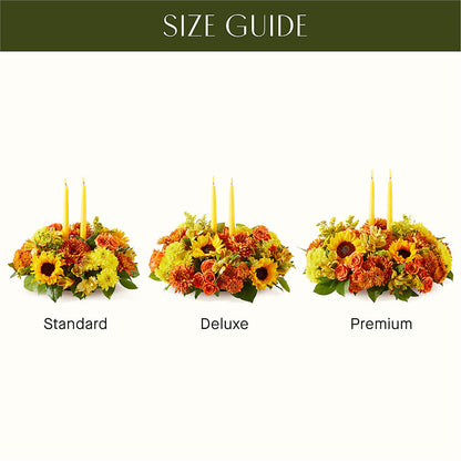Autumn Harmony Centerpiece – BURNETT'S FLOWERS & GIFTS, Tulsa OK