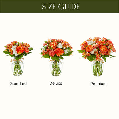 Apricot Glow Bouquet – BURNETT'S FLOWERS & GIFTS, Tulsa OK