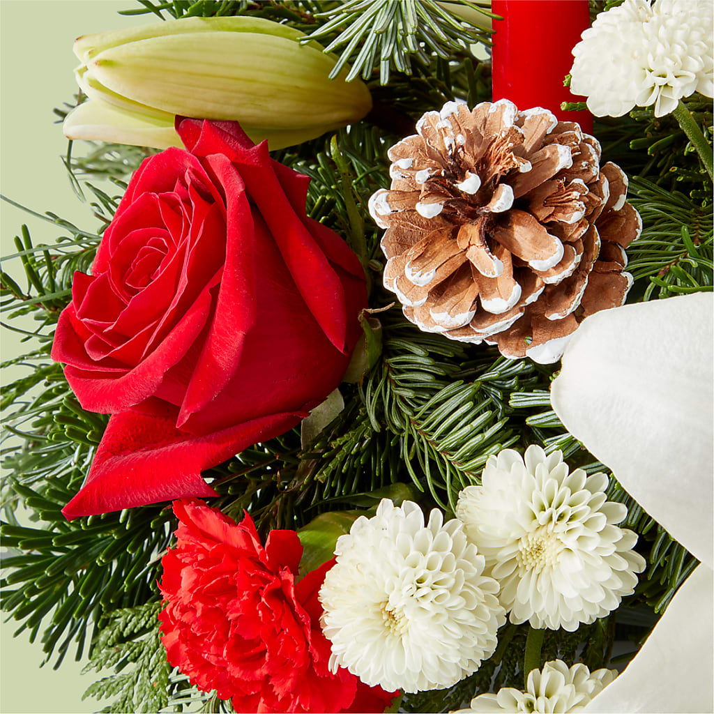 Seasonal Festivities Centerpiece – BURNETT'S FLOWERS & GIFTS, Tulsa OK