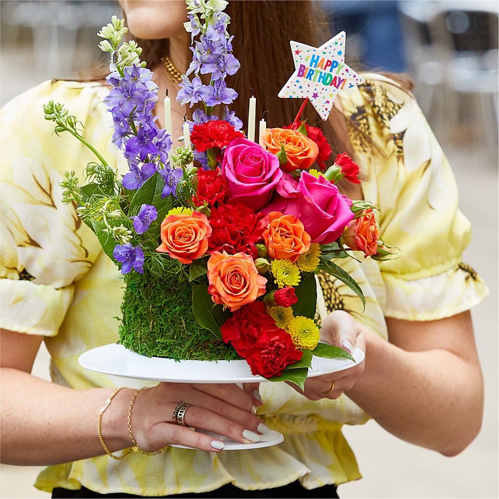 Best Year Yet Floral Cake – BURNETT'S FLOWERS & GIFTS, Tulsa OK