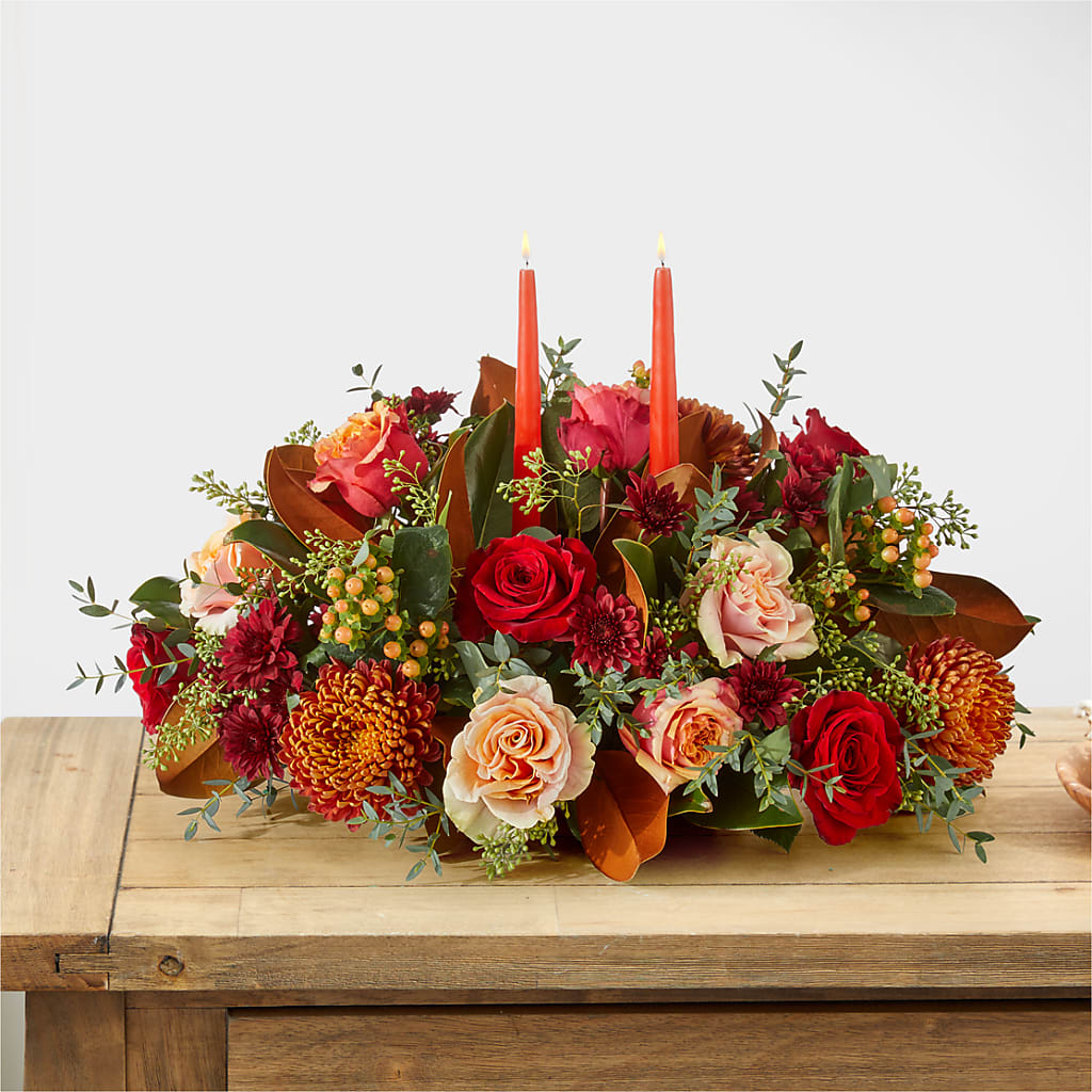 Gather Near Centerpiece – BURNETT'S FLOWERS & GIFTS, Tulsa OK