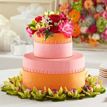Sweet Citrus Cake Decor – BURNETT'S FLOWERS & GIFTS, Tulsa OK